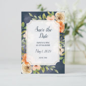Rustic Blue Wedding (Stehend Vorderseite)
