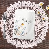 Rustic Blue Wildblumen & Daisies Brautparty Geschenktütchen