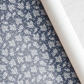 Rustic Blue Winter Folies Weihnachten Geschenkpapier