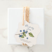 Rustic Blueberry Jam Geschenkanhänger (Beispiel)