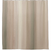 Rustic Blush Pink Gray Mauve Abstract Stripe Duschvorhang (Vorderseite)
