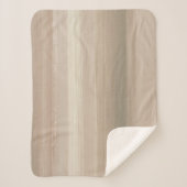 Rustic Blush Pink Gray Mauve Abstract Stripe Sherpadecke (Vorderseite)