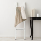 Rustic Blush Pink Gray Mauve Abstract Stripe Sherpadecke (Beispiel)