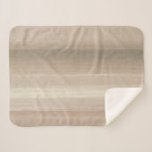 Rustic Blush Pink Gray Mauve Abstract Stripe Sherpadecke (Vorderseite (Horizontal))