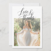 Rustic Boho 2 Foto Liebe & Danke Brautparty (Vorderseite)