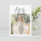 Rustic Boho 2 Foto Liebe & Danke Brautparty (Stehend Vorderseite)