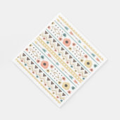 Rustic Boho Baby Shower  Serviette (Ecke)