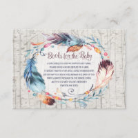 Rustic Boho Babydusche Bohemische Bücher für Baby