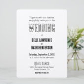 Rustic Boho Barn Wedding Einladung (Stehend Vorderseite)