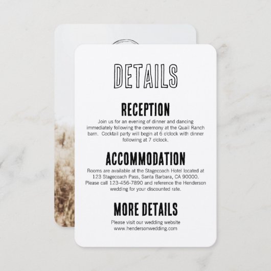 Rustic Boho Barn Wedding Einladungskarte (Vorne/Hinten)