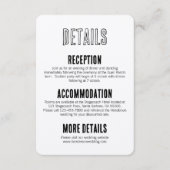 Rustic Boho Barn Wedding Einladungskarte (Vorderseite)