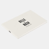 Rustic Boho Barn Wedding Gästebuch (Ecke)