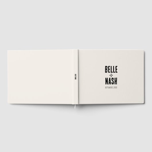 Rustic Boho Barn Wedding Gästebuch (Voll)