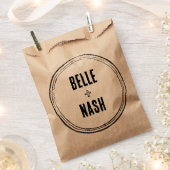Rustic Boho Barn Wedding Geschenktütchen (Ausgeschnitten)