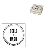 Rustic Boho Barn Wedding Rubber Briefmarke Gummistempel (Stempel)