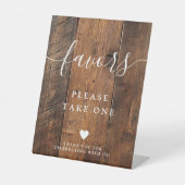 Rustic Boho Barn Wood Favorits Sockelschild (Vorderseite)