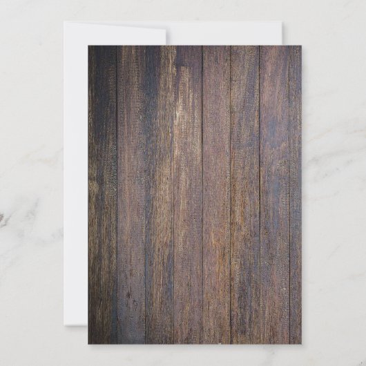 Rustic Boho Burgund Probe Dinner Einladung (Rückseite)