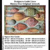 Rustic Boho Chic Holiday Ornaments EA1R Decoupage Seidenpapier