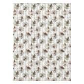 Rustic Boho Christmas Pine Farmhouse Pattern Tischdecke (Vorderseite)