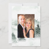 Rustic Boho Cotton und Eucalyptus Boho Wedding Einladung (Rückseite)