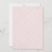 Rustic Boho Country Wedding Einladung (Rückseite)