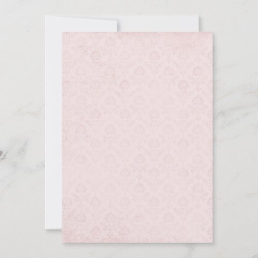 Rustic Boho Country Wedding Einladung (Rückseite)