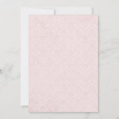 Rustic Boho Country Wedding Einladung (Rückseite)