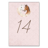 Rustic Boho Country Wedding Tischnummer (Vorderseite)