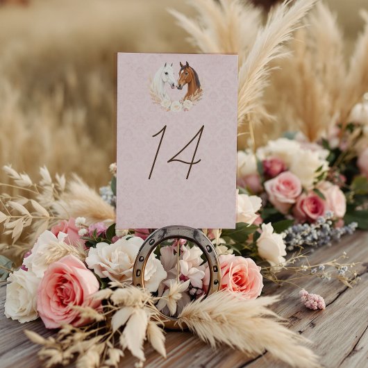 Rustic Boho Country Wedding Tischnummer
