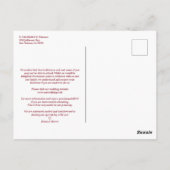 Rustic Boho Dreamcatcher Foto Couple Verlobung Postkarte (Rückseite)