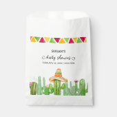 Rustic Boho Fiesta Cactus Taco 'Bout A Baby Shoote Geschenktütchen (Vorderseite)