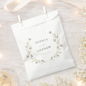 Rustic Boho Floral County Wedding danke Ihnen für Geschenktütchen (Ausgeschnitten)