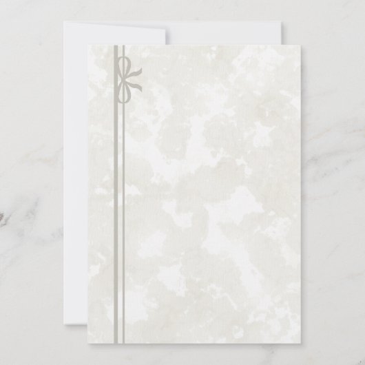 Rustic Boho Floral Watercolor Wedding  Einladung (Rückseite)