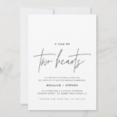 Rustic Boho Foto Wedite Einladung (Rückseite)