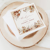 Rustic Boho Garden Blume Hochzeiten von Napkins Serviette