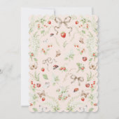 Rustic Boho Gender Neutral Baby Shower Einladung (Rückseite)