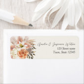 Rustic Boho Hochzeit im Herbst Address Label (Insitu)