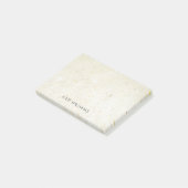 Rustic Boho Ihren Namen hinzufügen Post-it Klebezettel (angewinkelt)