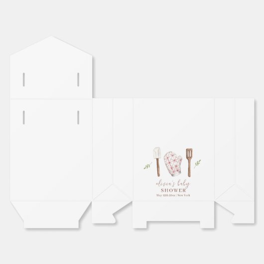 Rustic Boho Koch Kitchen Stuff Baby Shower Geschenkschachtel (Ungefaltet)