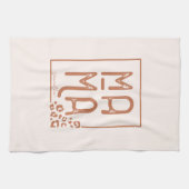 Rustic Boho Mama Geschirrtuch (Horizontal)