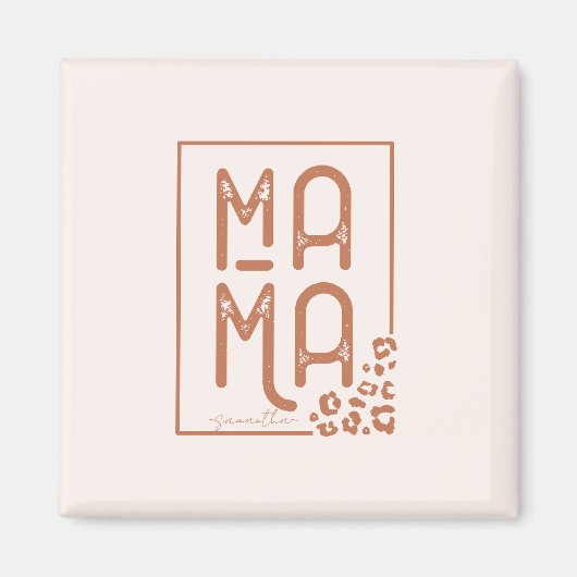 Rustic Boho Mama Magnet (Vorne)