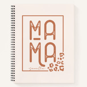 Rustic Boho Mama Notizblock