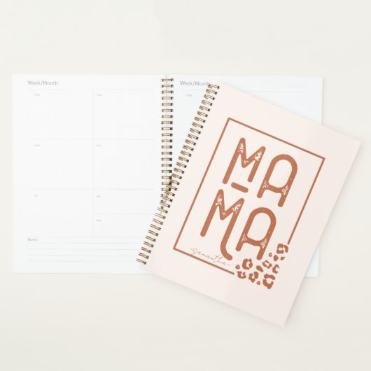 Rustic Boho Mama Planer (Anzeige)