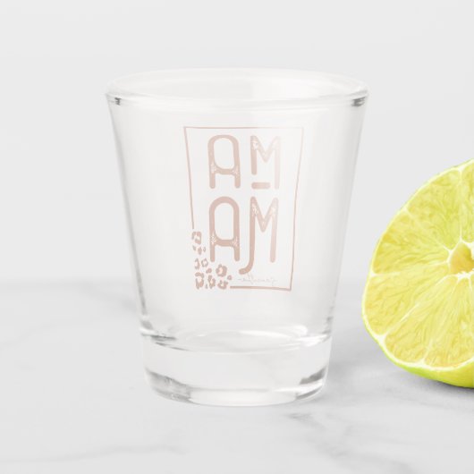 Rustic Boho Mama Schnapsglas (Rückseite)