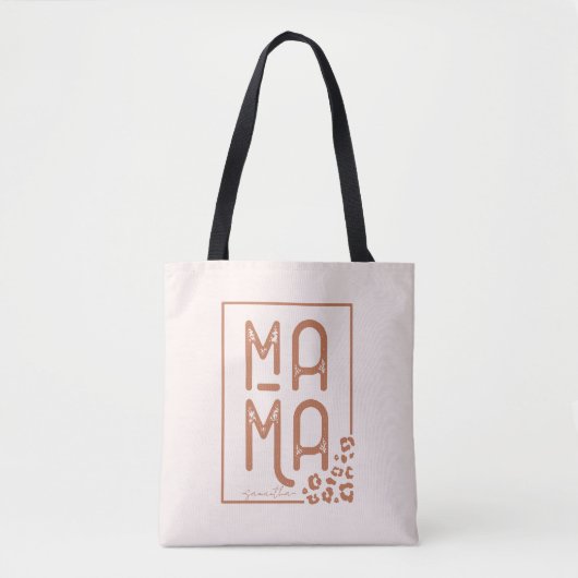 Rustic Boho Mama Tasche (Vorderseite)