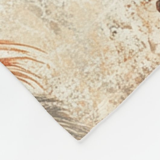 Rustic Boho Mandala Art Fleecedecke (Ecke)