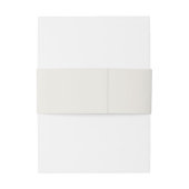 Rustic Boho Marsala Cream Floral Einladungsbanderole (Rückseitenbeispiel)