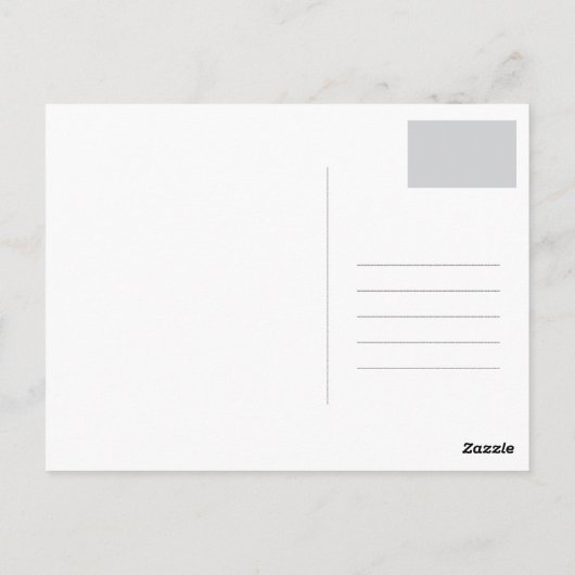 Rustic Boho Pastel Blume Wreath Vielen Dank Postkarte (Rückseite)