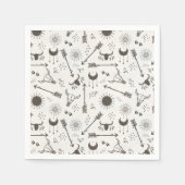 Rustic Boho Pattern ID1109 Serviette (Vorderseite)