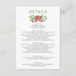 Rustic Boho Sukkulent Cactus Greenerity Wedding Begleitkarte